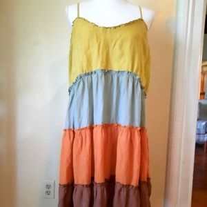 Sweet lemon boho hippie dress